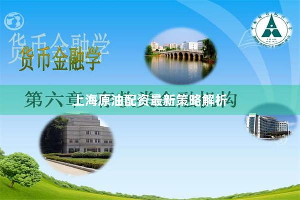 上海原油配资最新策略解析
